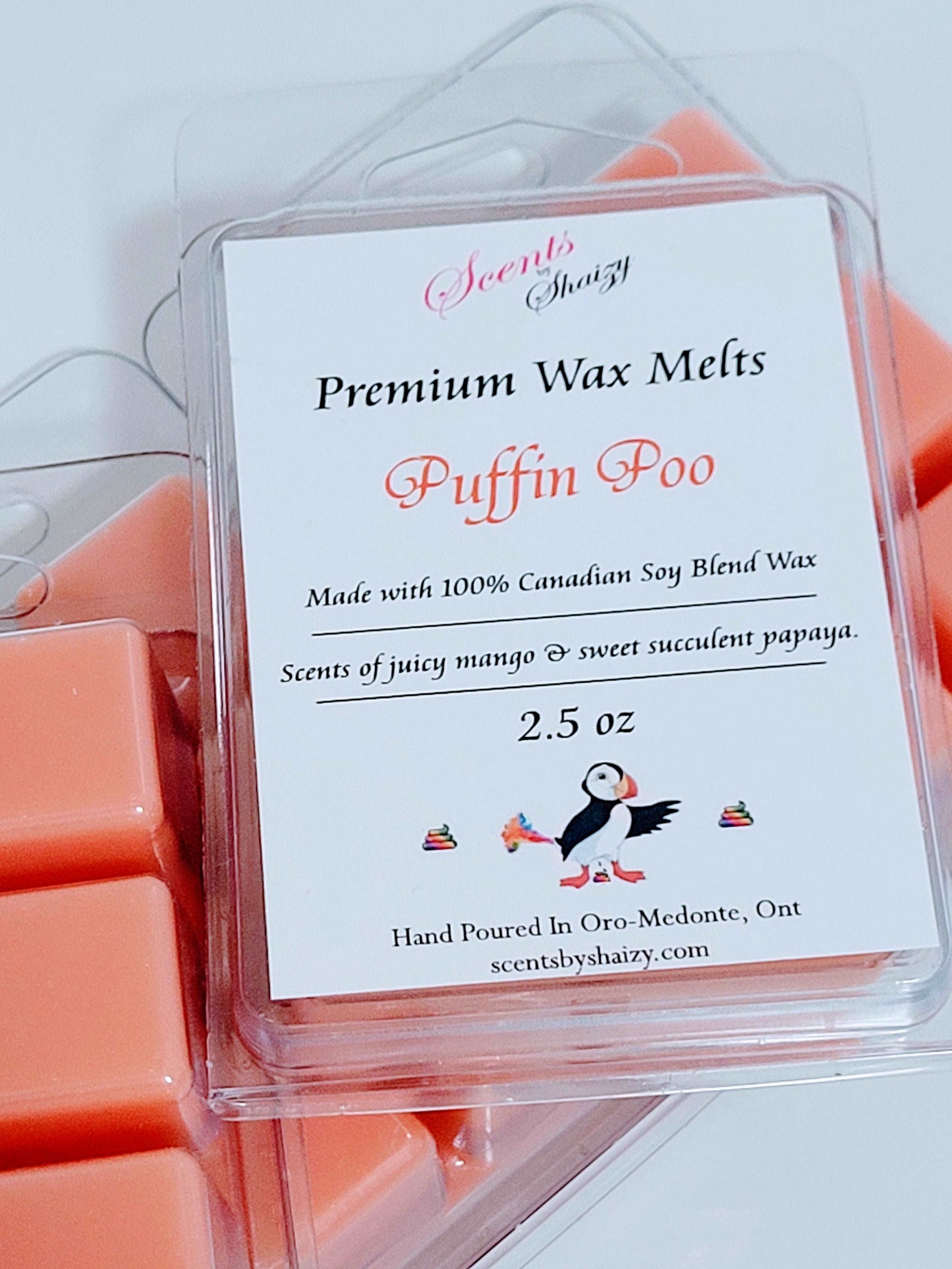 Puffin Poo Wax Melt 🥭 - Scents By Shaizy