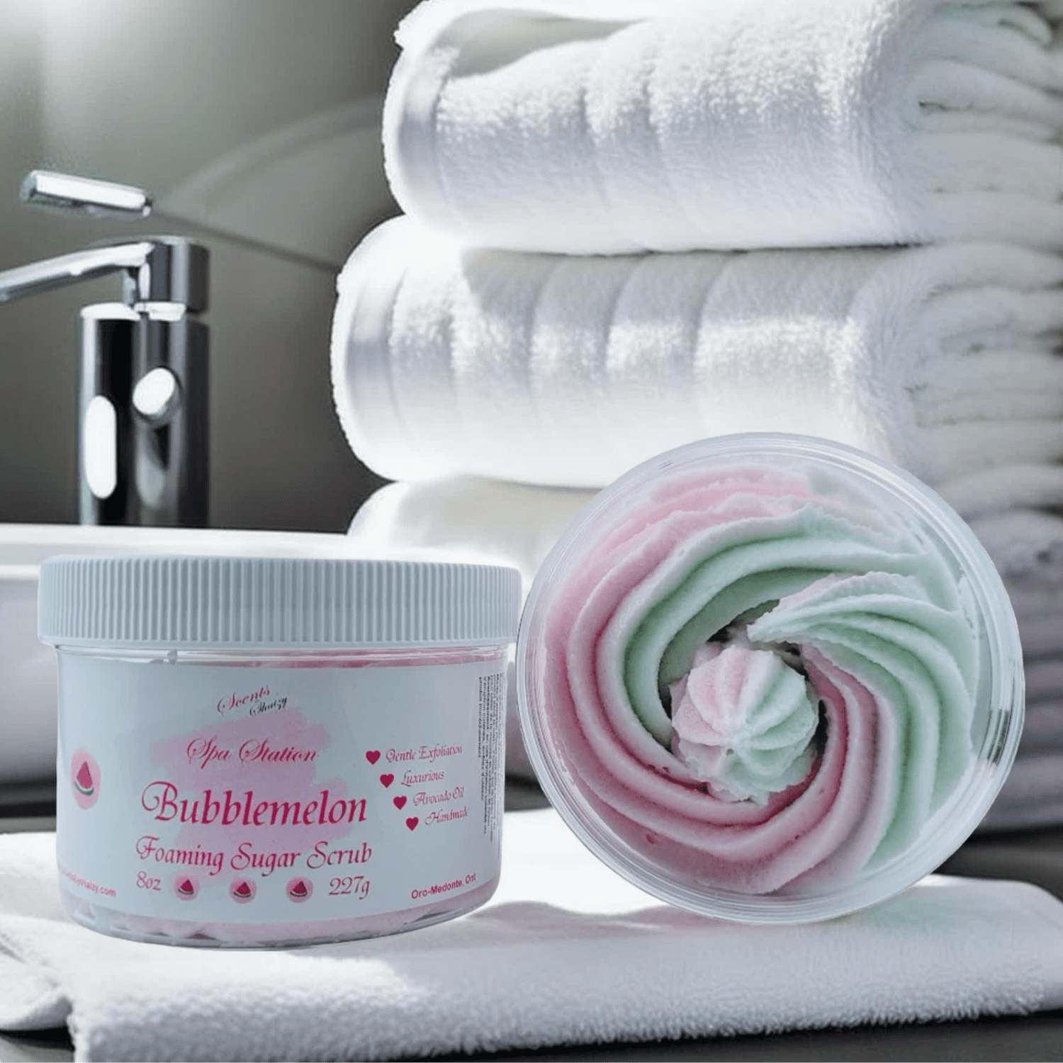 Foaming Sugar Scrub | Bubblemelon 🍉 - Scents By Shaizy