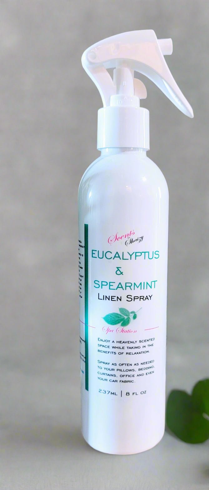 Eucalyptus & Spearmint Linen Spray 🍃 - Scents By Shaizy