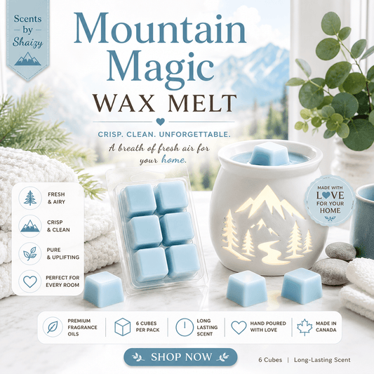 Mountain Magic Wax Melt – Fresh Outdoor - Scents By Shaizy
