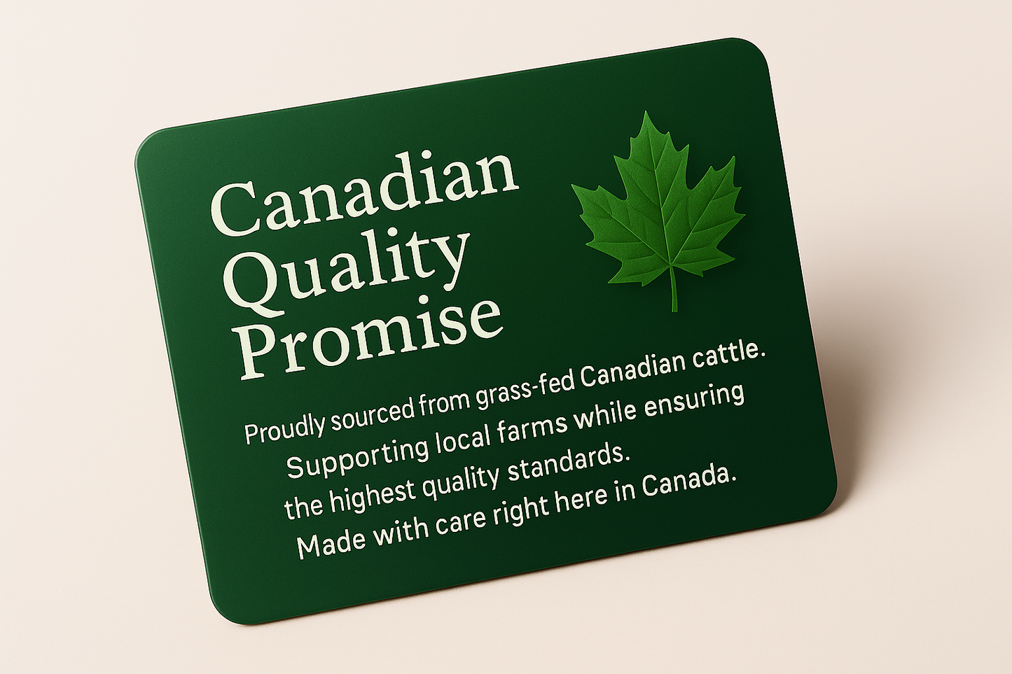 Canadian Quality tallow