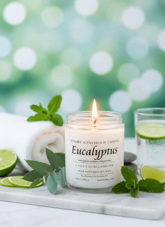 Eucalyptus Soy Candle - Scents By Shaizy