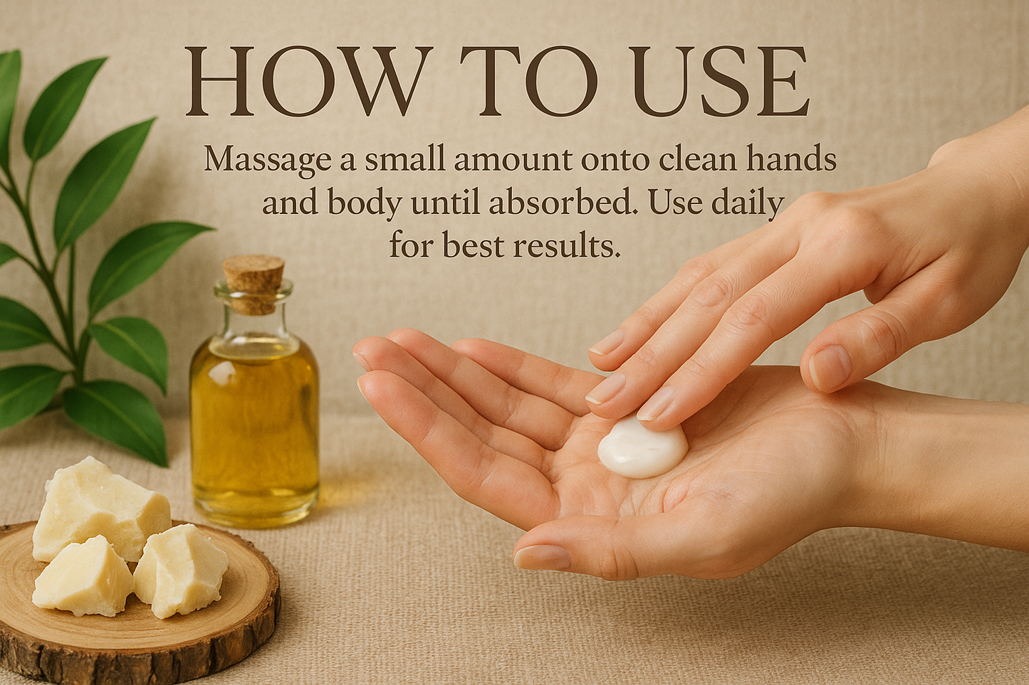 How to Use Hand and Body Balm with Natural Styling