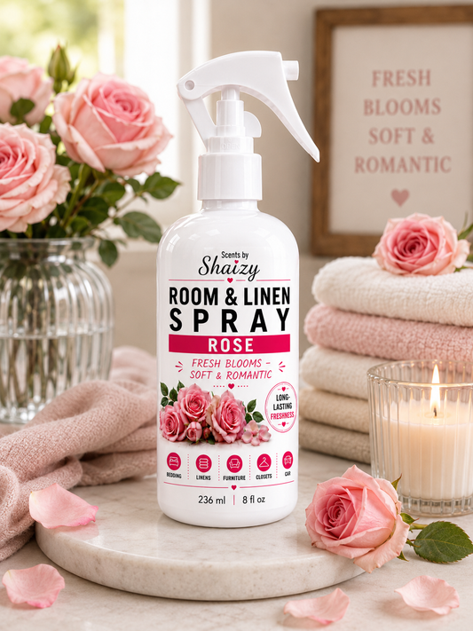 Rose Room & Linen Spray – Soft Floral Elegance