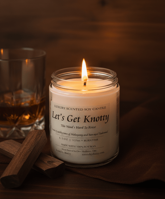 Let's Get Knotty Soy Candle - Scents By Shaizy