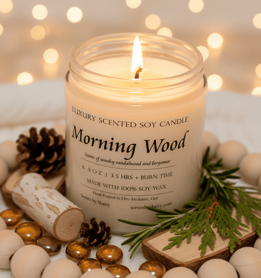 Morning Wood Soy Candle - Scents By Shaizy