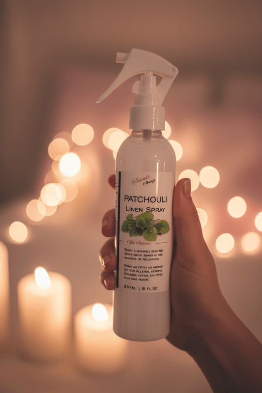 Patchouli Linen Spray - Earthy & Grounding Room & Fabric Refresher | 8oz - Scents By Shaizy