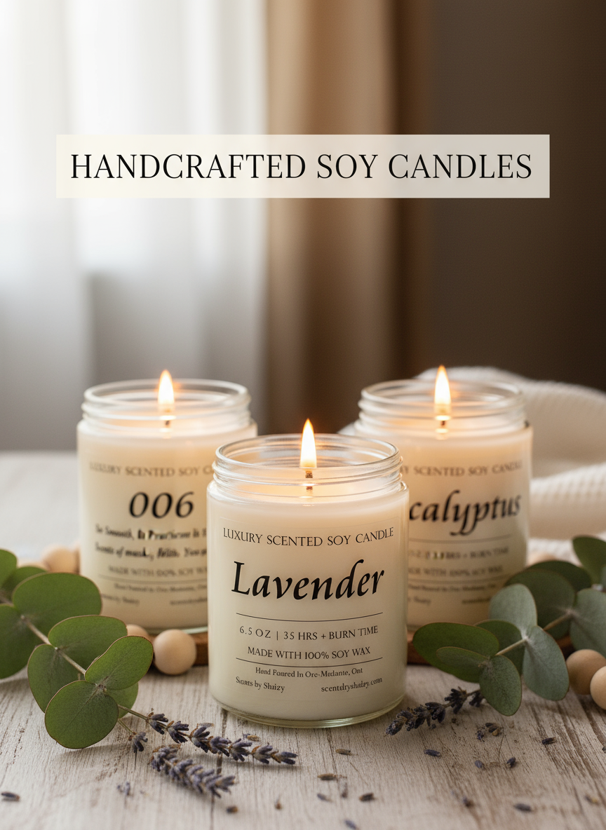 Soy Candles - Scents By Shaizy