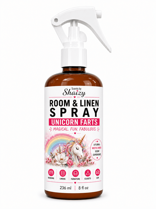 Unicorn Farts Linen Spray – Floral & Sweet - Scents By Shaizy