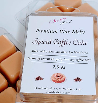 Spiced Coffee Cake Wax Melt ☕ - Scents By Shaizy