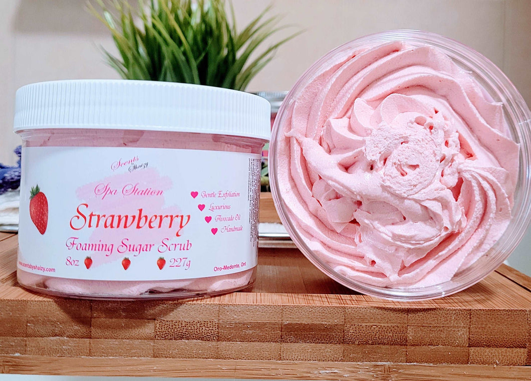 Strawberry | Foaming Sugar Scrub