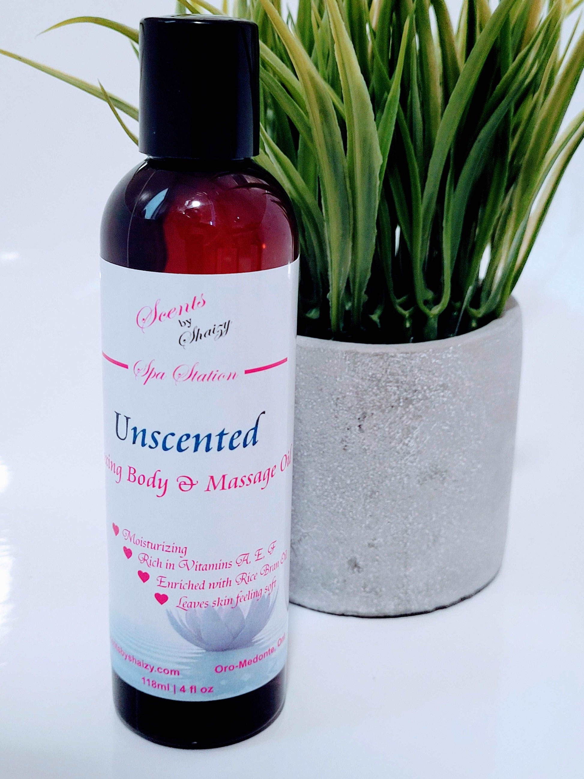 Unscented Body Oil | Scents by Shaizy