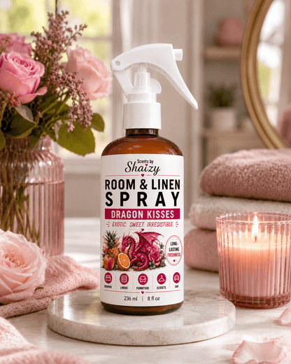 Dragon Kisses Room & Linen Spray | Fruity Floral Scent - Scents By Shaizy