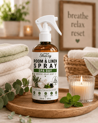 Spa Day Room & Linen Spray – Eucalyptus & Spearmint - Scents By Shaizy