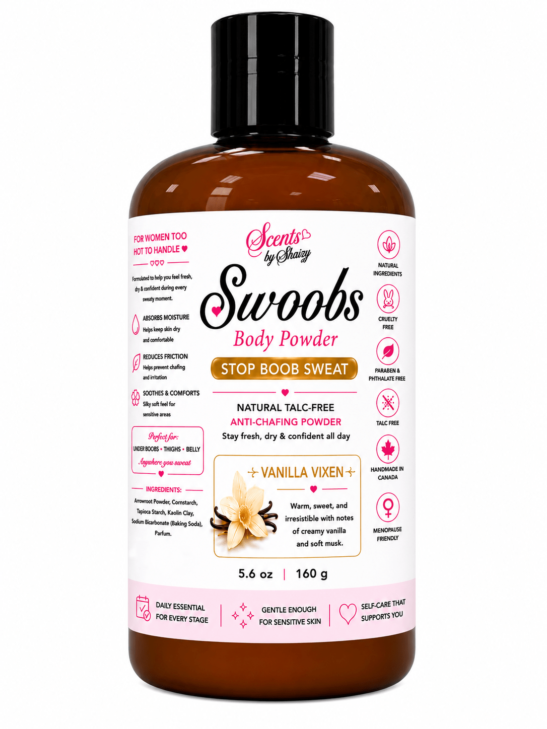 Swoobs Talc-Free Body Powder - Scents By Shaizy