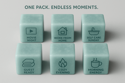 6 sensory experiences Beaver Breath wax melt - multi-layered vanilla coconut butterscotch fragrance - premium Canadian artisan wax