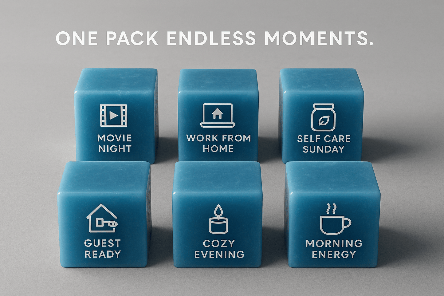 6 sensory experiences Blueberry Blaze wax melt - multi-layered blueberry muffin fragrance - premium Canadian artisan wax