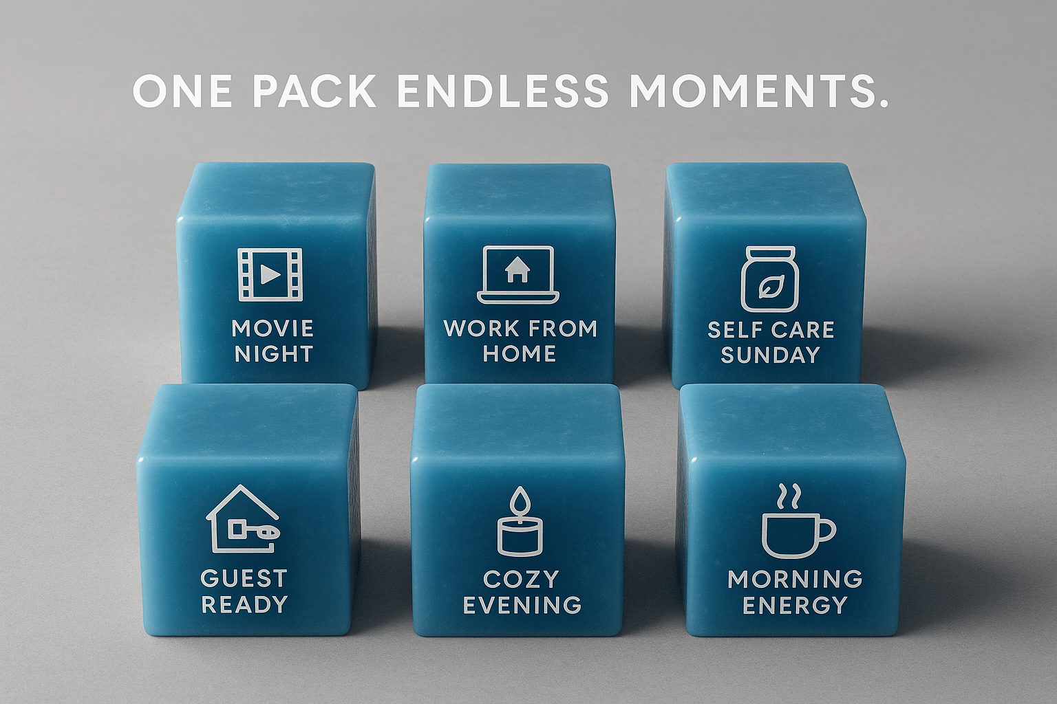 6 sensory experiences Blueberry Blaze wax melt - multi-layered blueberry muffin fragrance - premium Canadian artisan wax