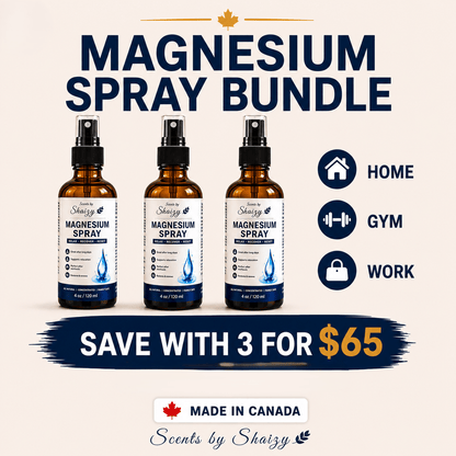 Magnesium Spray 3 - Pack — Bundle for $65 - Scents By Shaizy