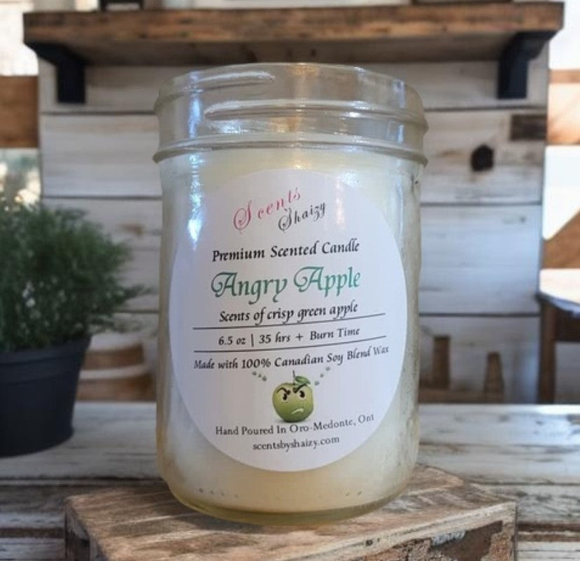 Angry Apple Candle