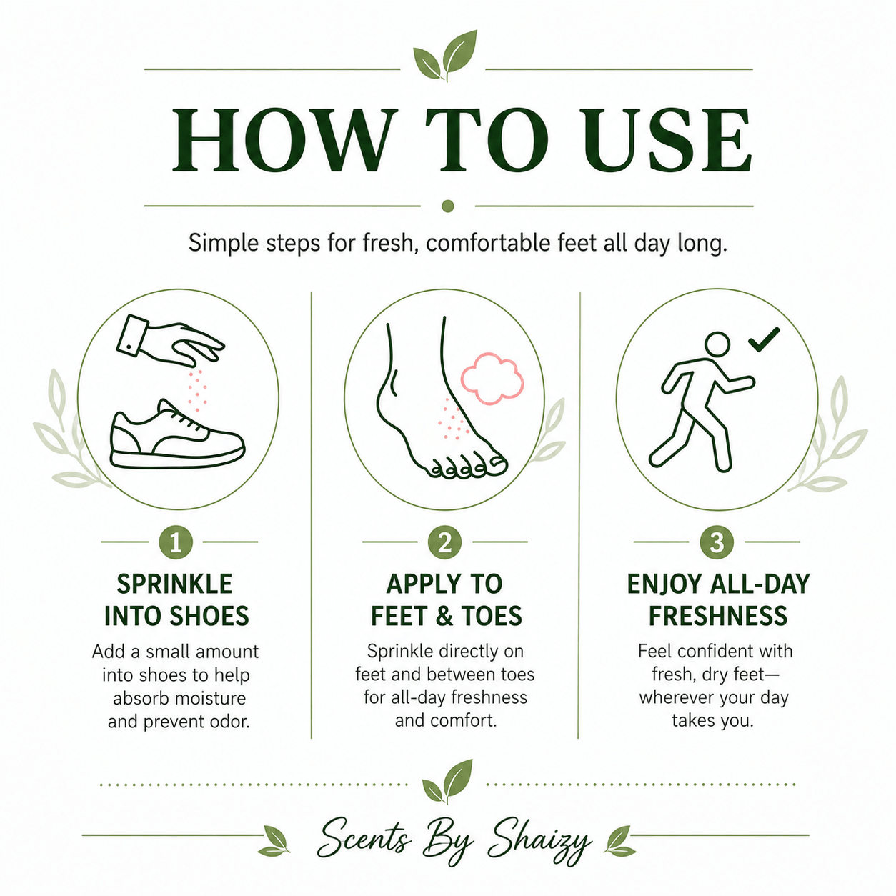 Foot Powder - Scents By Shaizy