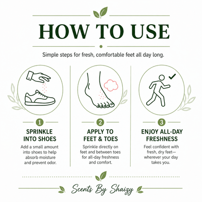 Foot Powder - Scents By Shaizy