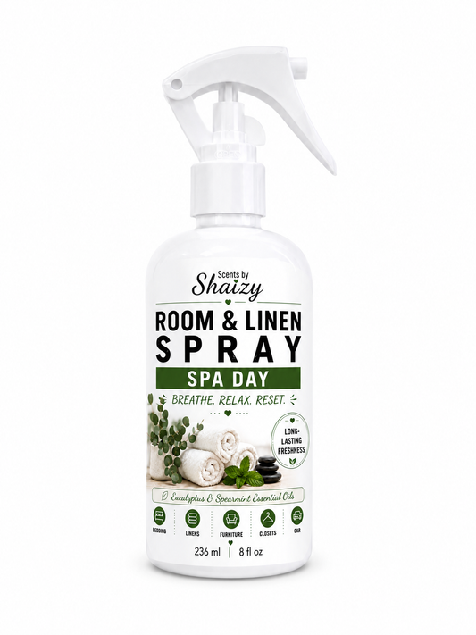 Spa Day Room & Linen Spray – Eucalyptus & Spearmint