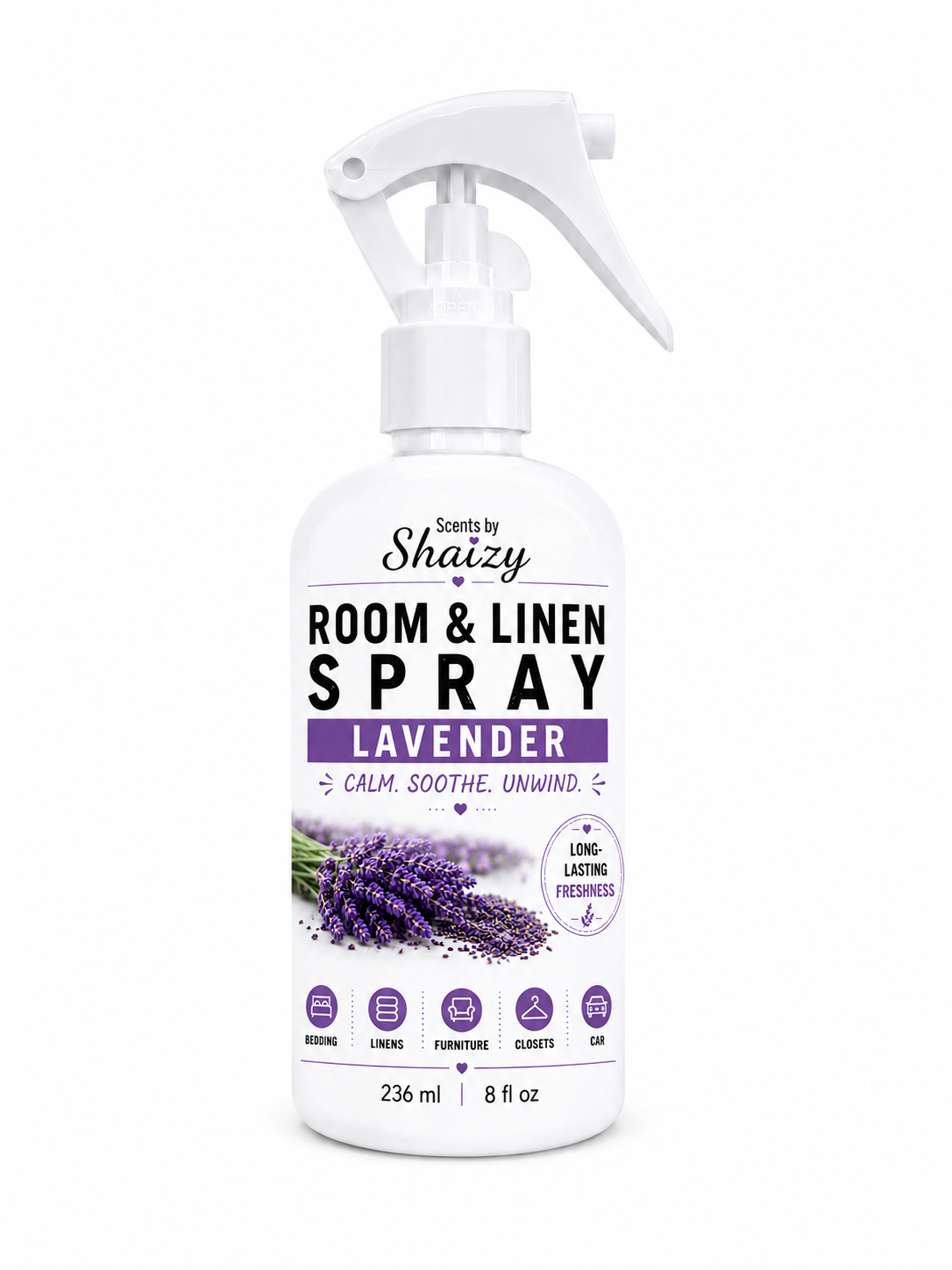 Lavender Room & Linen Spray – Pure Essential Oil