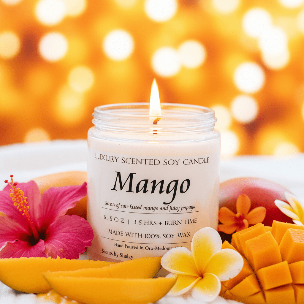 Mango Soy Candle - Scents By Shaizy