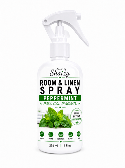 Peppermint Room & Linen Spray – Pure Essential Oil