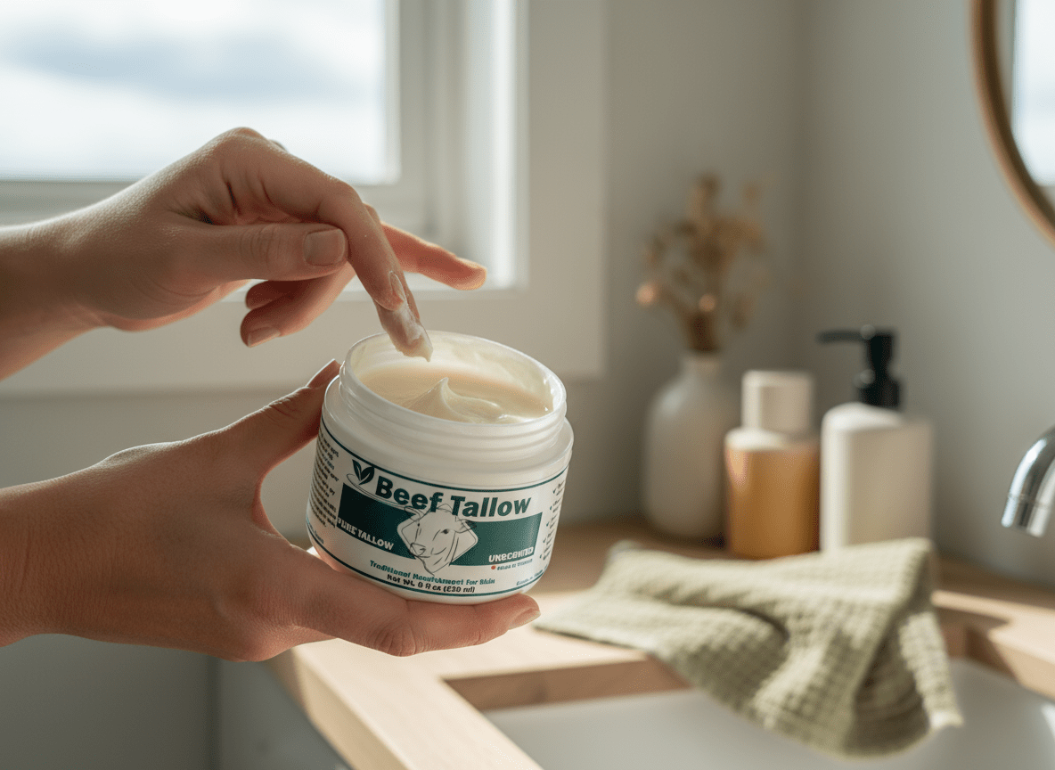 Made in Ontario Canada - 100% pure beef tallow skincare product