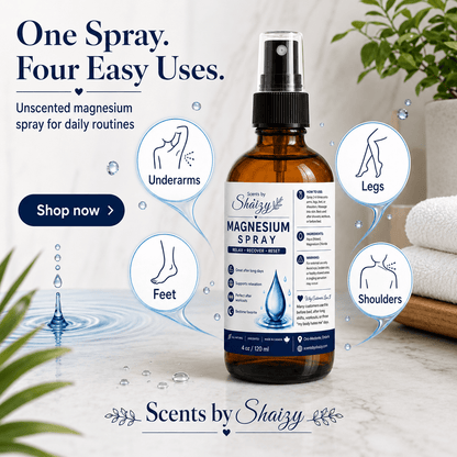 Magnesium Spray — Your Daily Reset Spray | Handmade in Canada - Scents By Shaizy