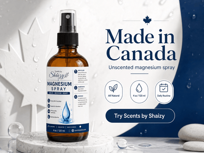 Magnesium Spray — Your Daily Reset Spray | Handmade in Canada - Scents By Shaizy
