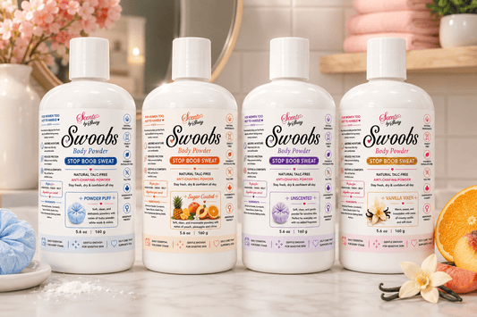 Swoobs Body Powder - Natural Talc - Free Anti - Chafing Powder - Scents By Shaizy