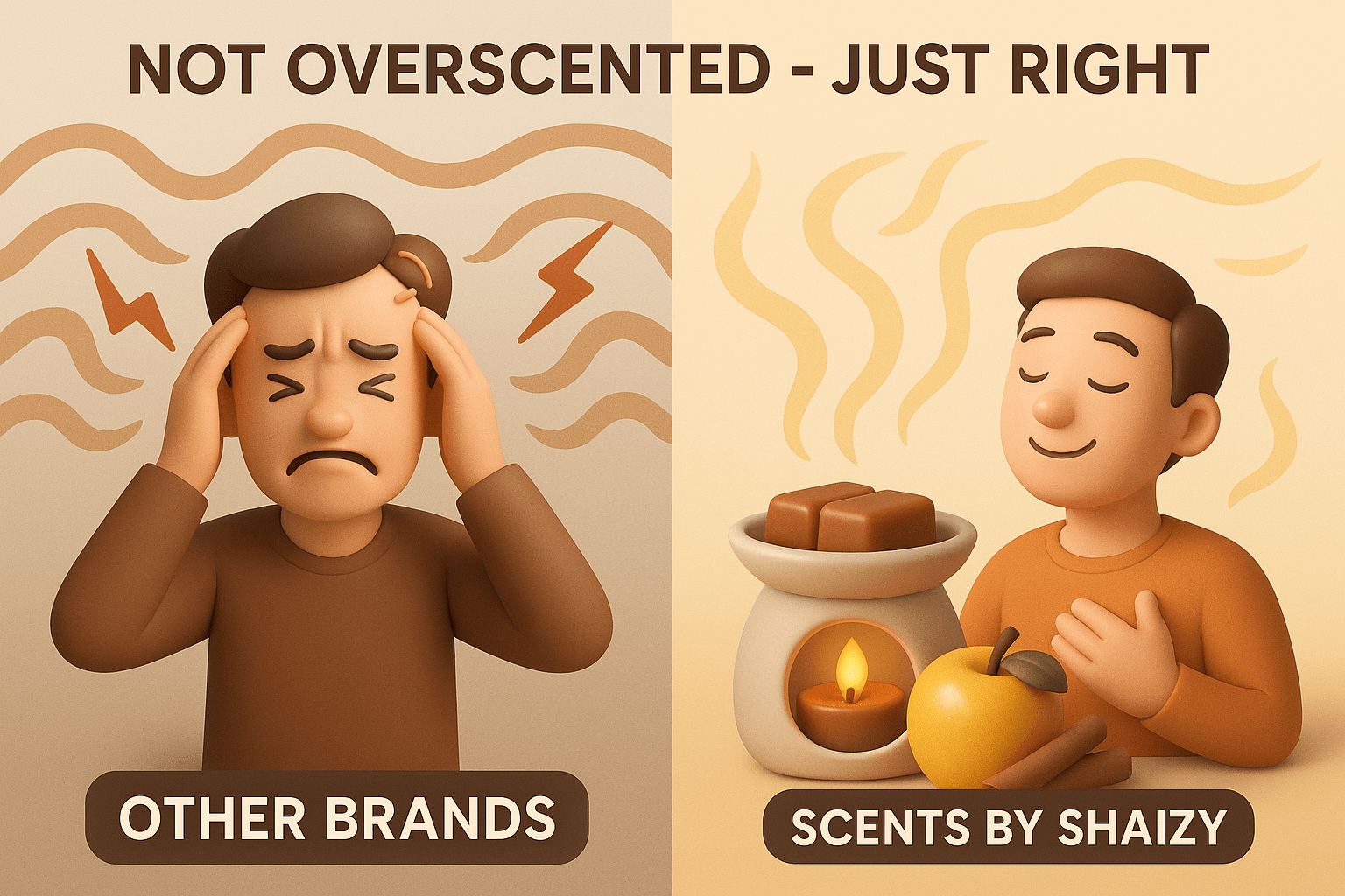 Perfectly balanced wax melt scent - premium Apple Cider fragrance - luxury Canadian autumn wax melts