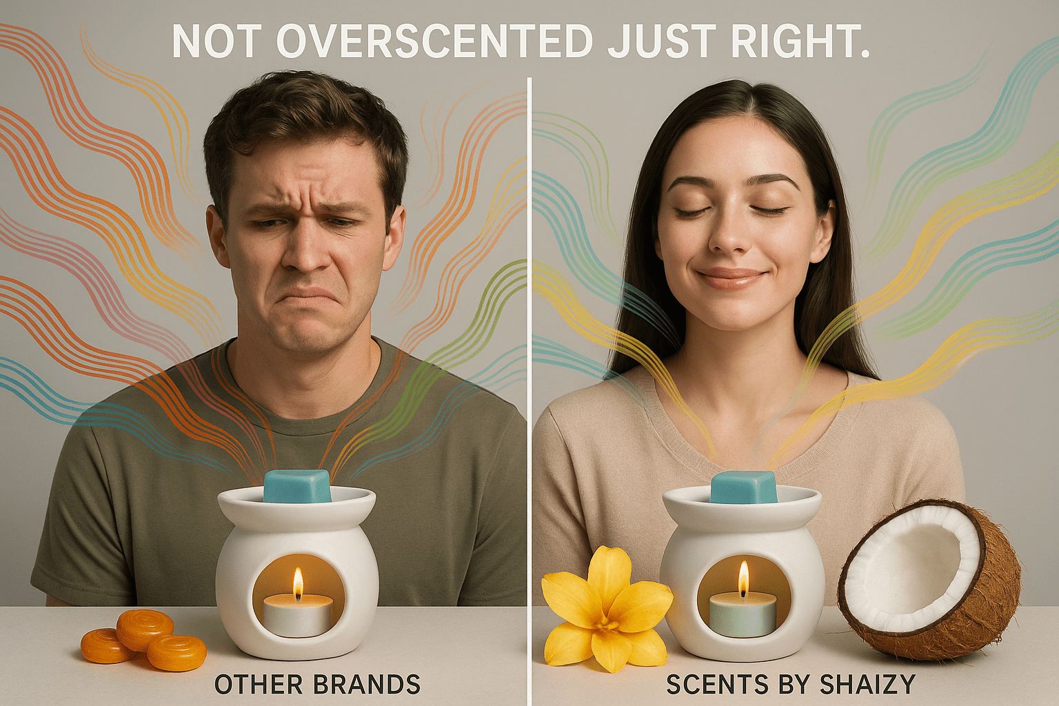 Perfectly balanced wax melt scent - premium Beaver Breath vanilla butterscotch fragrance - luxury Canadian tropical wax melts