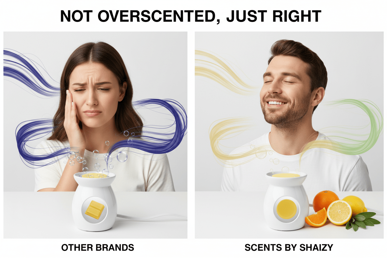 Perfectly balanced wax melt scent - premium Citrus and Sage zen fragrance - luxury Canadian herbal wax melts