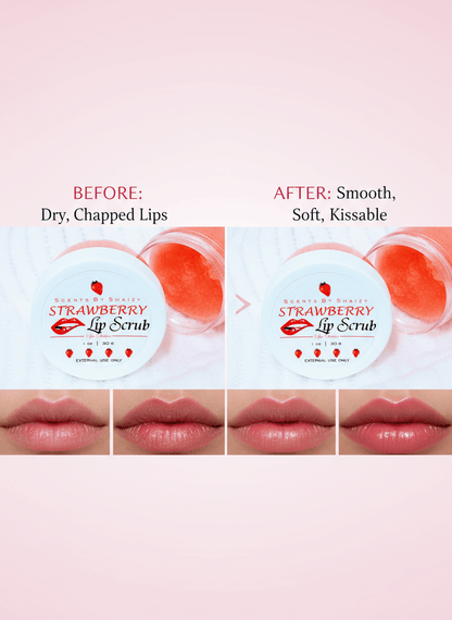 Natural Lip Scrub - Exfoliating Sugar Lip Treatment - Scents By Shaizy