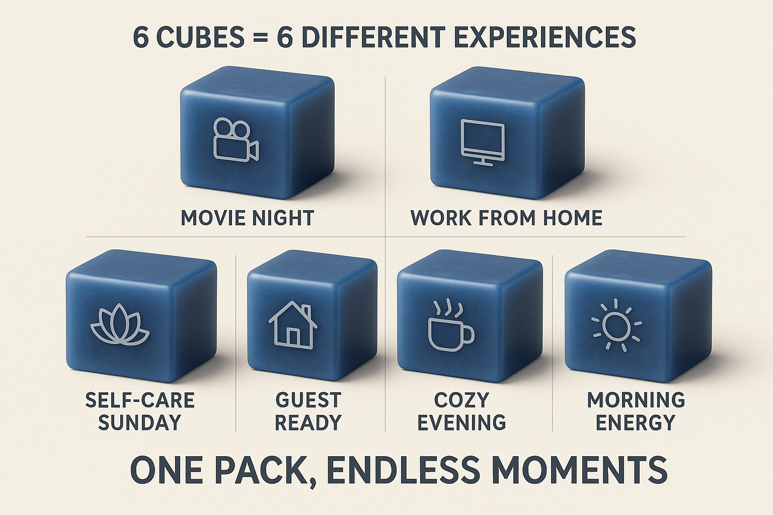 Blueberry wax melt multiple uses - bedroom kitchen bathroom - premium Canadian versatile wax melts