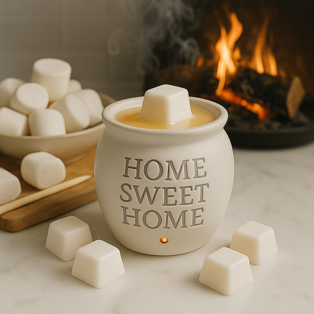 Premium Calming Campfire wax melt - smoky cedar pine scent - strongest scent throw handcrafted Canadian soy blend wax melts Ontario