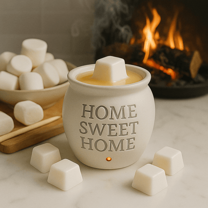 Premium Calming Campfire wax melt - smoky cedar pine scent - strongest scent throw handcrafted Canadian soy blend wax melts Ontario