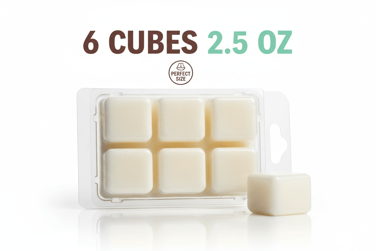 2.5 oz Chocolate Mint wax melt - generous size best value - premium Canadian handcrafted soy blend wax