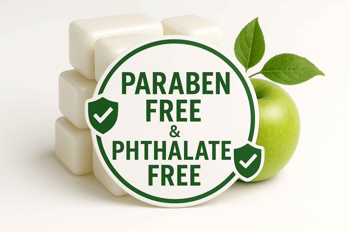 Clean soy blend wax melts - no toxins - pure Canadian Angry Apple premium wax
