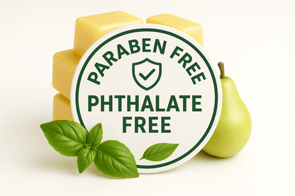 Clean natural soy blend wax melts - no toxins - pure Canadian Basil and Pear premium wax