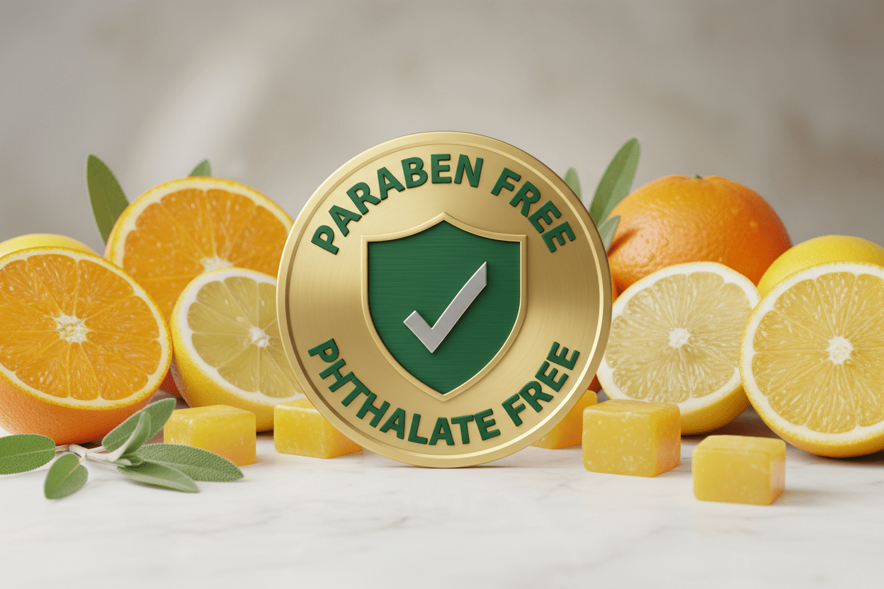 Clean natural soy blend wax melts - no toxins - pure Canadian Citrus and Sage premium wax