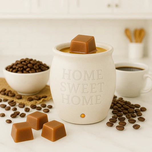 Premium Coffee Craving wax melt - fresh brewed coffee vanilla hazelnut scent - strongest scent throw handcrafted Canadian soy blend wax melts Ontario