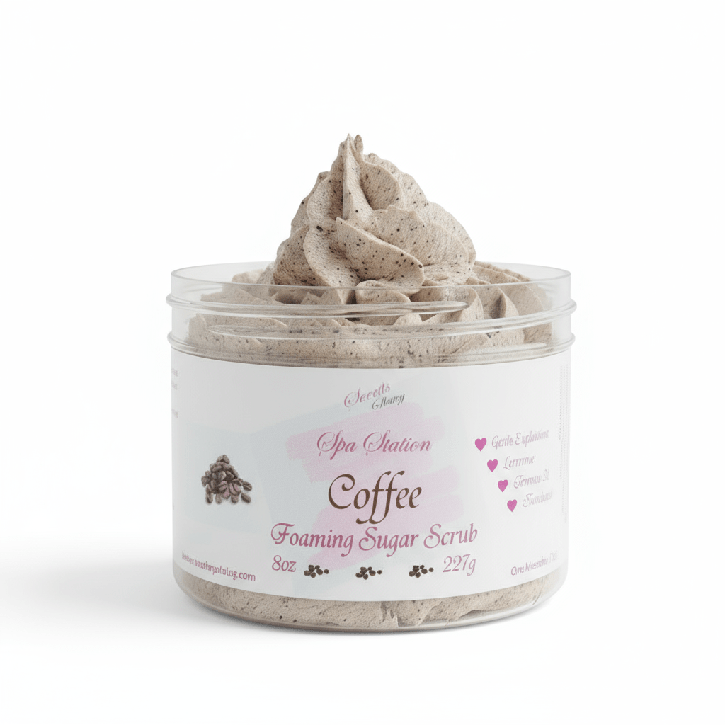 Coffee Foaming Scrub ☕ | 3 - in - 1 Body Scrub & Wash - Scents By Shaizy