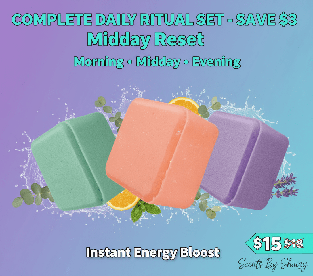 Shower Steamers - Complete Daily Ritual Set (All 3 Scents) - Scents By Shaizy