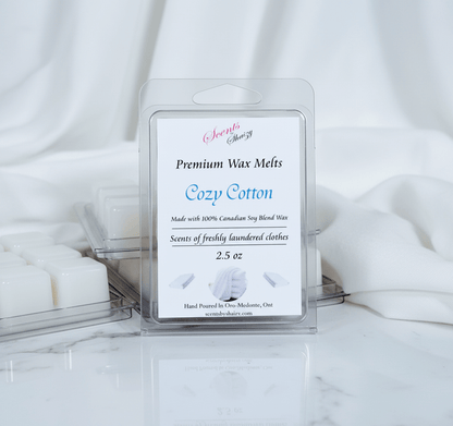 Cozy Cotton Wax Melt 🧺 - Scents By Shaizy
