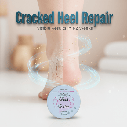 Peppermint Foot Balm - 2oz Healing Tin for Dry, Cracked Feet | 100% Natural Relief - Scents By Shaizy